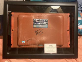 Signed Don Shula Authentic Orange Bowl Stadium Seat Framed