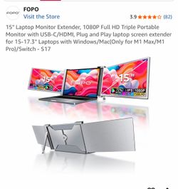 fopo 15" Laptop Monitor Extender