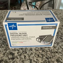 Medline Automatic Digital Blood Pressure Monitor Universal Cuff Memory. New 