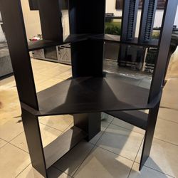 Black Corner Desk