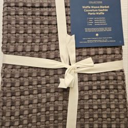 Bedsure Cooling Cotton Waffle Twin XL Blanket - Lightweight Breathable Blanket- New