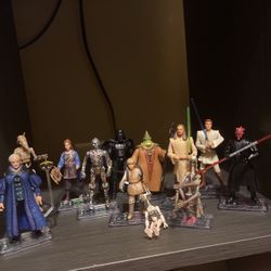 Star Wars Vintage Action Figures From The Prequals