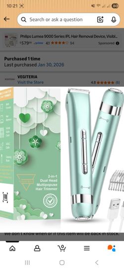 Womens Electric Body Trimmers 