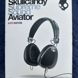 Skullcandy Supreme Sound Aviator Roc Nation Headphones EXCELLENT CONDITION
