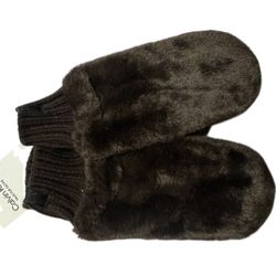 Calvin Klein dark Chocolate Brown Mittens 