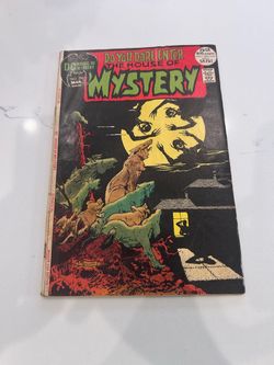 House Of Mystery #200,DC Horror Comics, Low Grade, Heavy Tanning, Rips, 1 Staple at Centerfold, Hole on the back cover