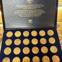1984 Olympic RTD Collectible Coins Los Angeles