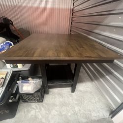 Wood Kitchen Table With 2 Chairs