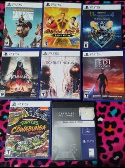 PS5 Games, $15 Each