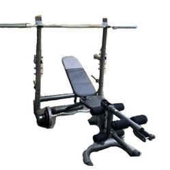 Weight Bench/Squat Rack For Sale (Weights Included, If Needed)