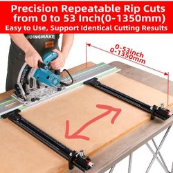 Track Saw Parallel Guide System