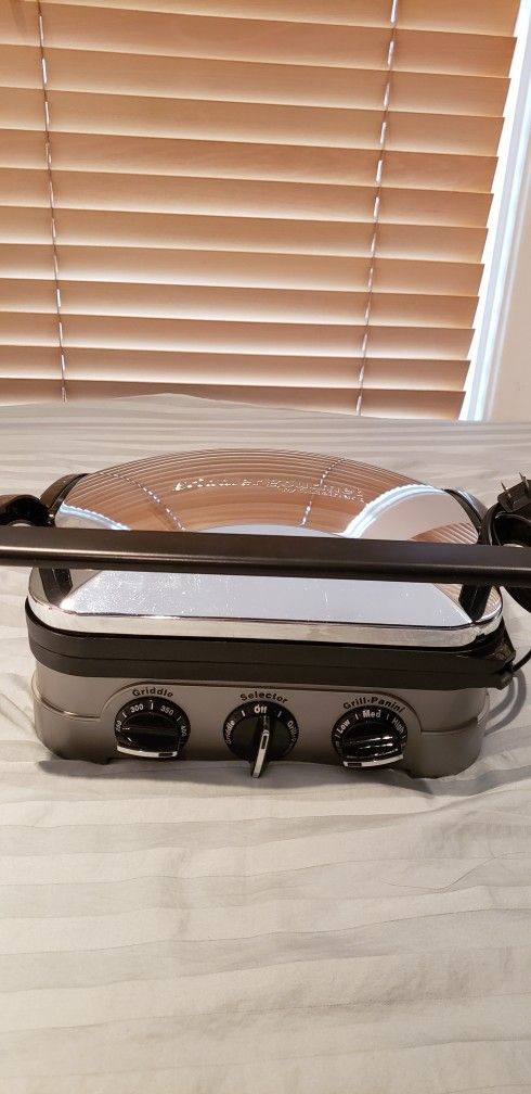 Cuisinart Griddle, Nonstick Grill, Waffle, Sandwich Maker Plates