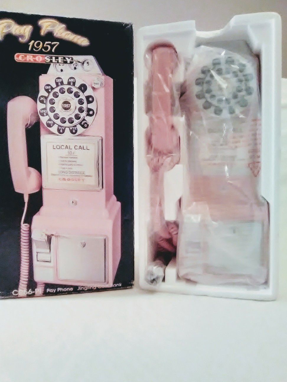 Vintage Crosley Pink Retro Payphone