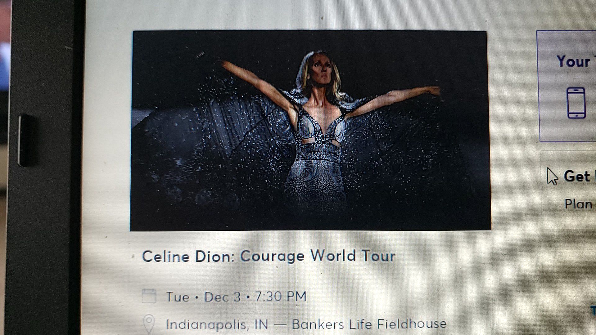 Celine Dion Concert Tickets