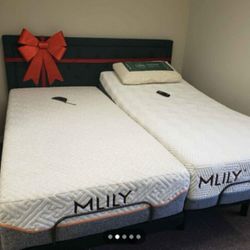 Split King Electric Adjustable Bed Frame & Mattress / Cali King -King - Split King - Queen - Full - Twin XL⭐️NEW -Warranty⭐️Take Home 50 / On Display