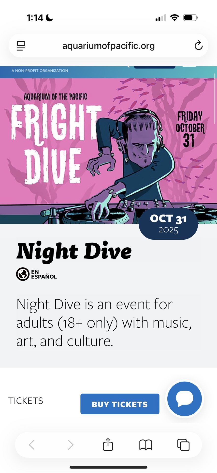 Night Dive Aquarium Of The Pacific