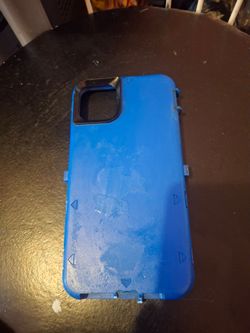 Blue phone case