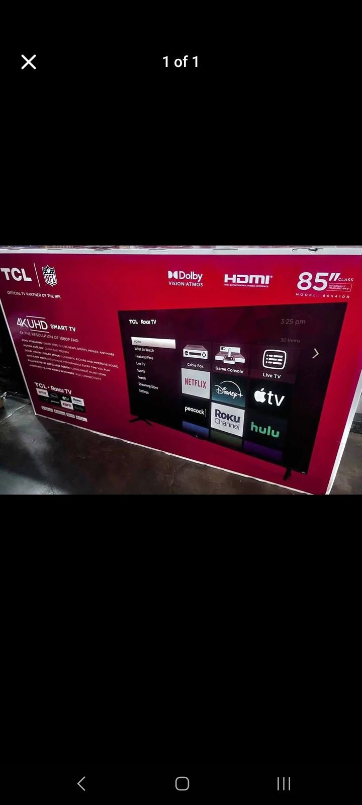 Tcl 85 Inch Roku Tv