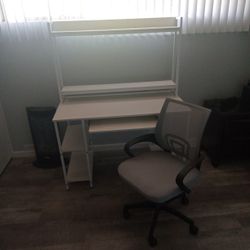 Computer Desk And Chair 