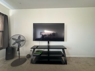 60” TV stand included
