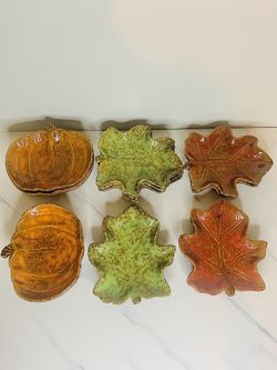Fall Candy Dish Sets
