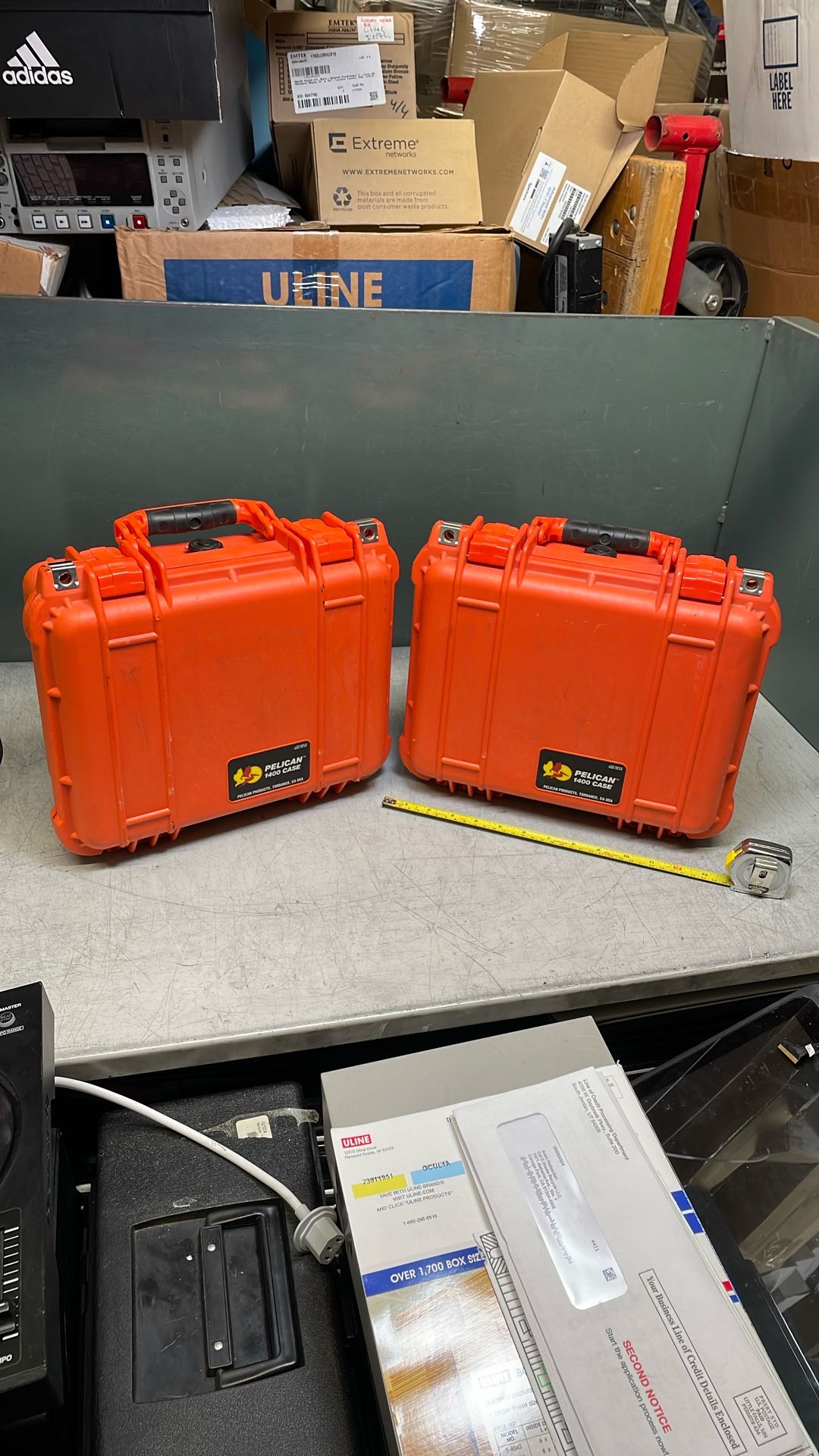 2 Pelican 1400 Cases W/Foam