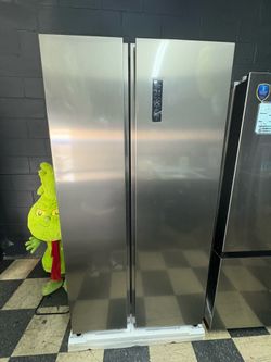 Element Side by Side Refrigerator in Stainless Steel 🎃