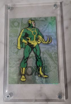 2012 Upper Deck Marvel Thor - Heroes/Villains Evolve Holographic Insert Card (Loki)