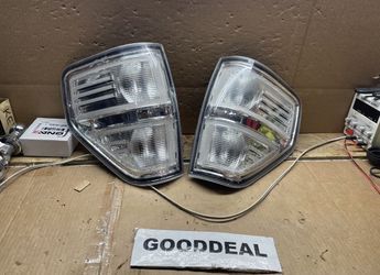 #OT158 Fit 09-14 Ford F150 Chrome Trim Halogen Tail Lights 