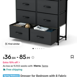 Black dresser Brand new in box