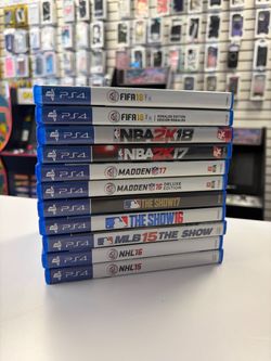 PS4 Sports Game Bundle - 11 Games! FIFA, NBA 2K, Madden, MLB & NHL (Sony PlayStation 4)