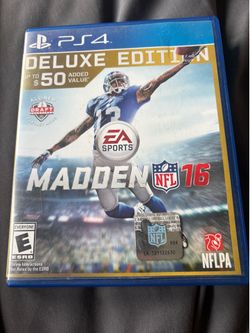 Madden 16 PS4 game