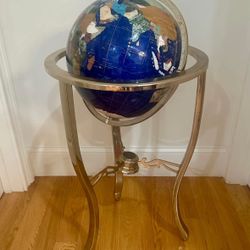 Handmade Gemstone Globe