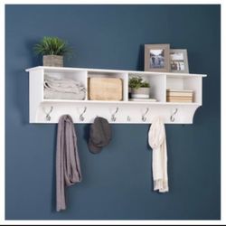 White Hanging Shelf