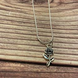 Rose Charm Necklace