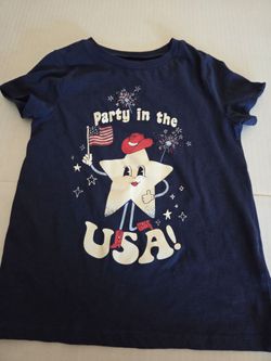 Osh kosh kids 4th of July shirt size small