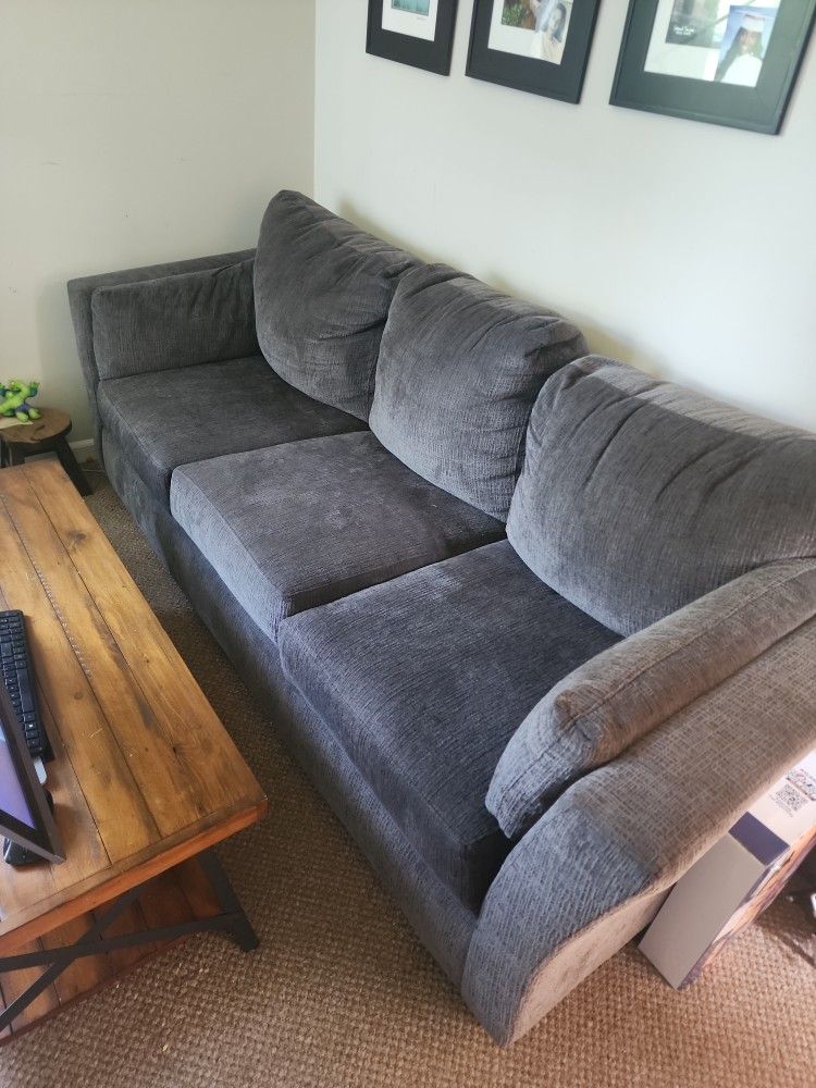 Super Comfortable Pristine Gray Sofa