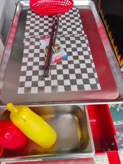 Push cart for hot dogs