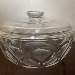 Glass Dish With Lid
