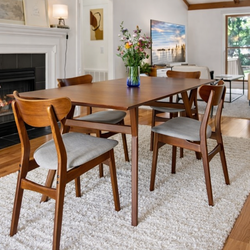 West Elm Mid-century Extendable Dining Table + 6 Chairs