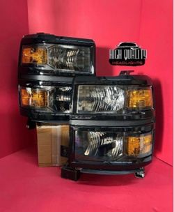 Chevy Silverado 2014. 2015 headlights.