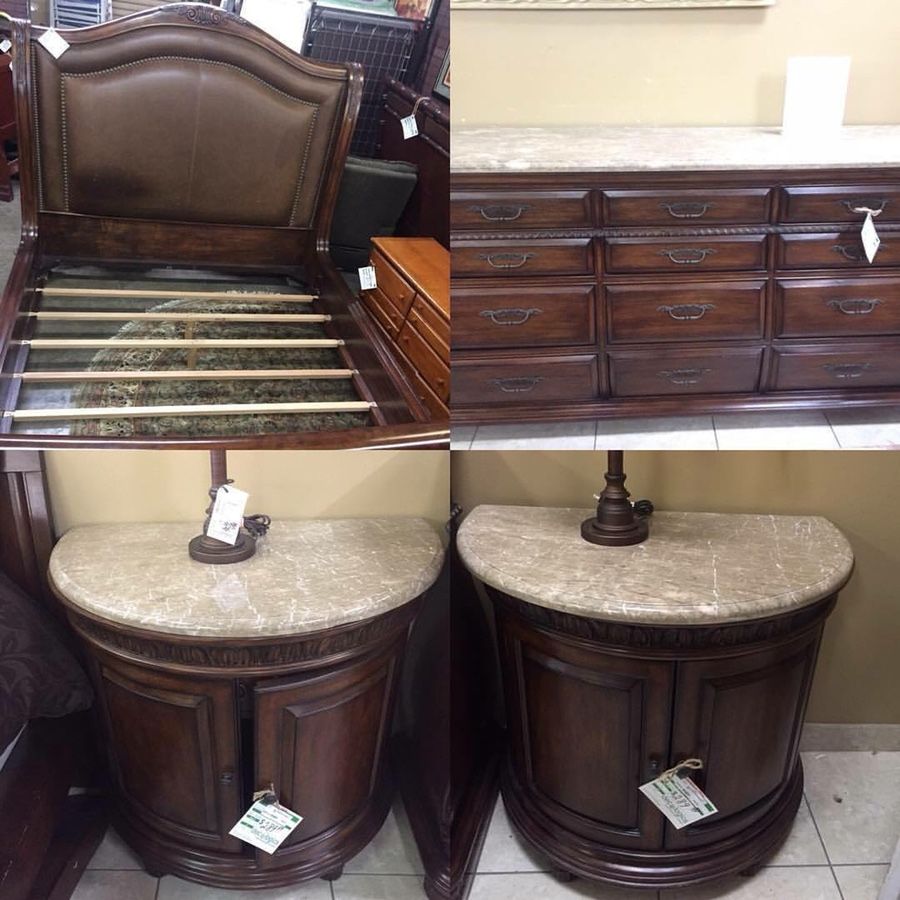 Estate sale - Anderson-Daishi King bedroom set.