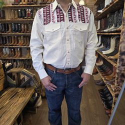 Camisa Vaquera Para Hombre 