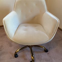 Wayfair Clio Adjustable Velvet Task Chair