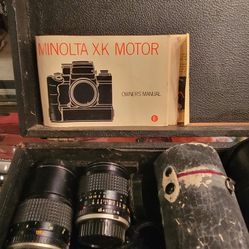 Minolta XK Motor Camera 6 Lens
