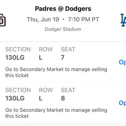  Dodger Tickets 