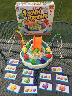 Fishin’ Around Motorized Musical Fish Catching Game
