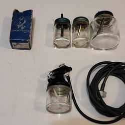 Lot of airbrush 4 Paasche bottle assemblies