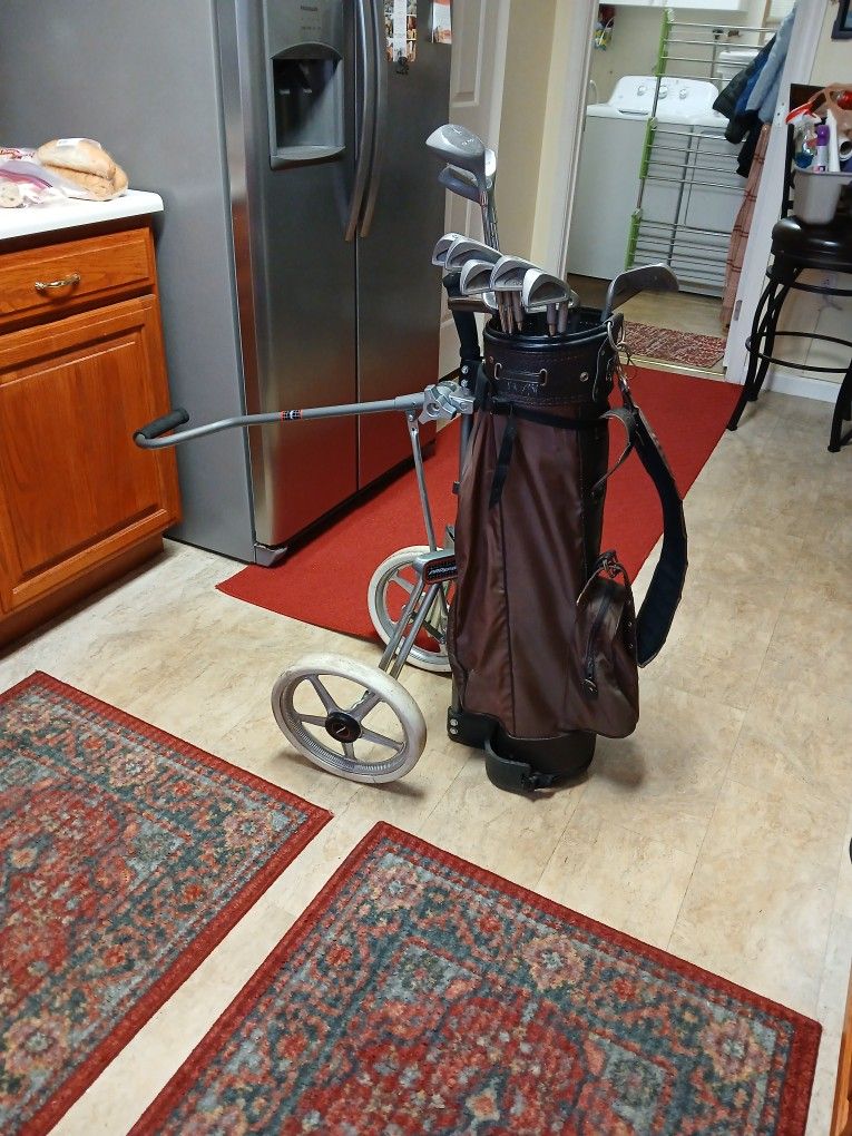Golf Clubs,Bag,Cart