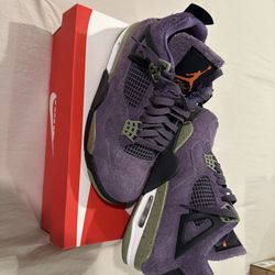 Purple Jordan 4s 
